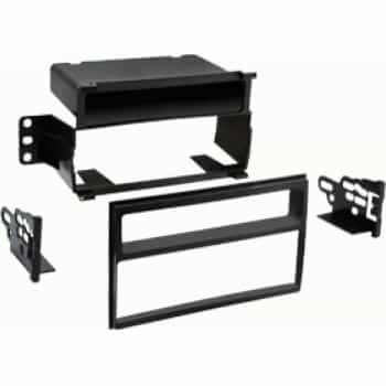 Panneau radio 1-DIN avec compartiment de rangement Nissan Juke/Tiida/Versa noir (METRA)