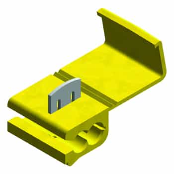 scotchlock couteau simple jaune .4.0-6.0 5 pièces sous blister