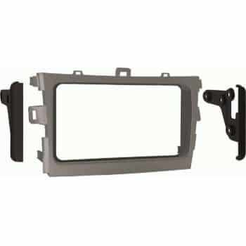 Panneau radio 2-DIN Toyota Corolla/Verso (AR2) 2009-2018 (METRA) Argent