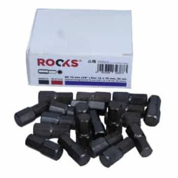 Rooks Bit 10 mm (3/8") Hex 12 mm x 30 mm, 20 pièces