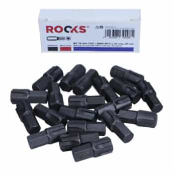 Rooks Bit 10 mm (3/8") Ribe M13 x 30 mm, 20 pièces