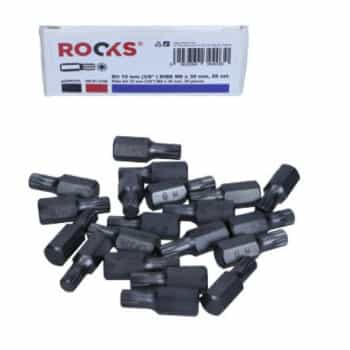 Rooks Bit 10 mm (3/8") Ribe M8 x 30 mm, 20 pièces