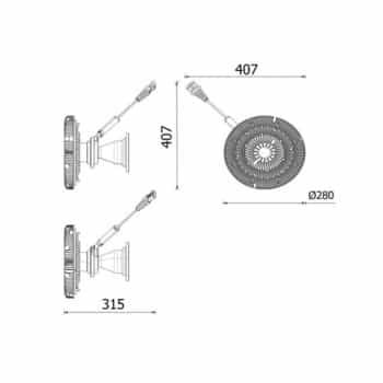 Embrayage, ventilateur de radiateur