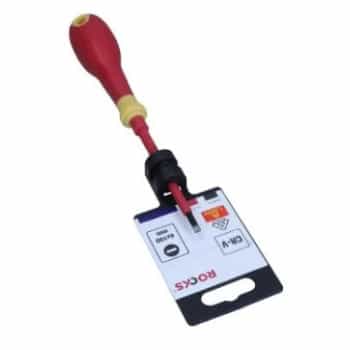 Tournevis à tête plate Rooks VDE 4 x 100