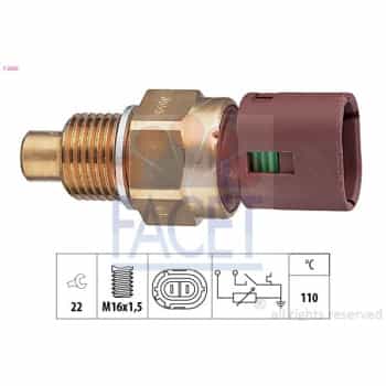 Sonde de température, liquide de refroidissement Made in Italy - OE Equivalent 7.3555 Facet