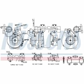 Turbocompresseur 93693 Nissens