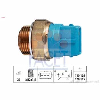 Thermostat, ventilateur de radiateur 7.5680 Facet