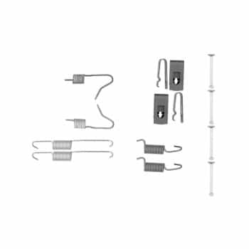 Kit d'accessoires, mâchoires de frein de stationnement