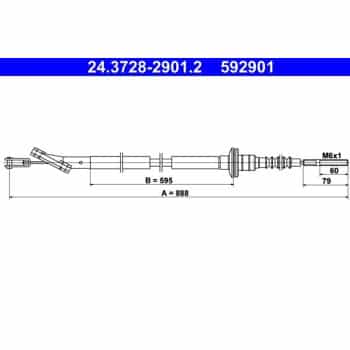 Cable d'embrayage