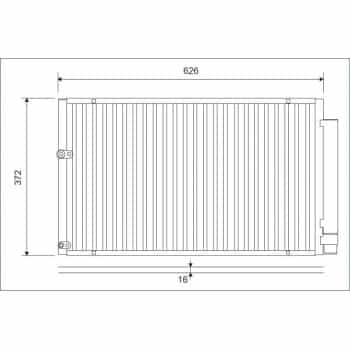Condenseur, climatisation 812880 Valeo