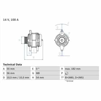 Alternateur 0.986.042.740 Bosch