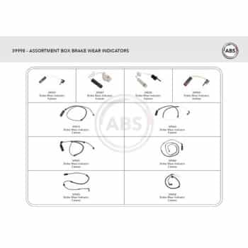 Contact d'avertissement, usure des garnitures/plaquettes de frein 39998 ABS