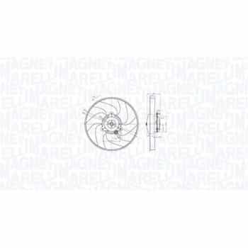 Roue du ventilateur de refroidissement 069422866010 Magneti Marelli