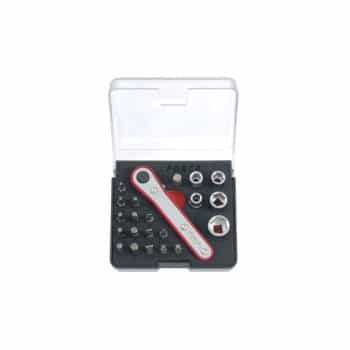 Jeu de douilles 1/4" 22 pièces