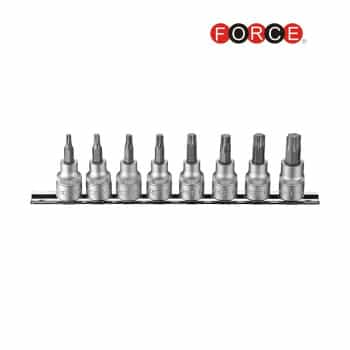 Jeu d'embouts à douilles inviolables DR. Star 8 pièces 3/8"