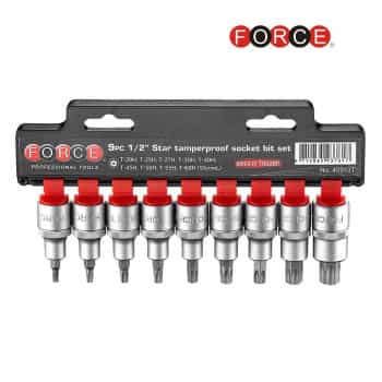 Jeu d'embouts à douilles inviolables DR. Star 9 pièces 1/2"
