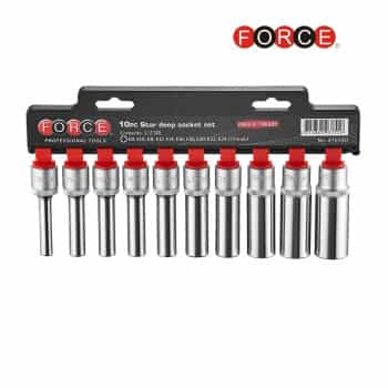 Jeu de 10 douilles profondes 1/2" DR. Star