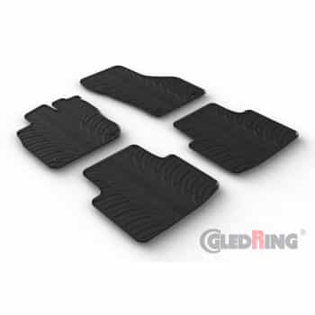 Tapis en caoutchouc sur mesure pour Volkswagen Passat (CJ5) Variant 2023- (profilé en T 4 pièces + clips de montage)