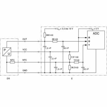 Capteur, pression de suralimentation 0 281 002 573 Bosch