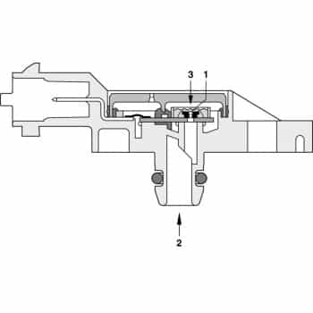 Capteur, pression de carburant 0 261 230 093 Bosch