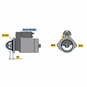 Démarreur 0 986 019 980 Bosch