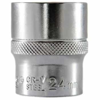 Rooks Douille 1/2", 6 pans, 24 mm