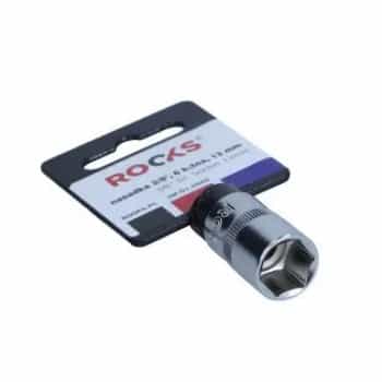 Rooks Douille 3/8", 6 pans, 13 mm