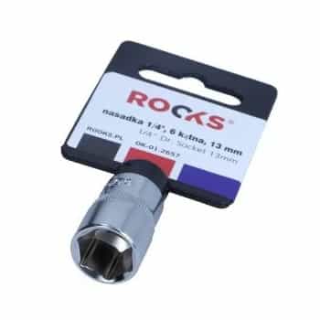 Rooks Douille 1/4", 6 pans, 13 mm