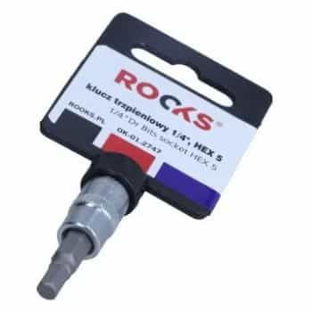 Douille à embout Rooks 1/4", Allen 5