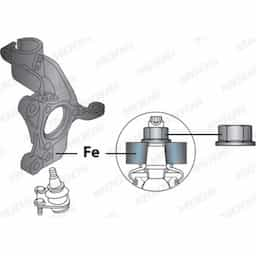 Rotule de suspension VO-BJ-1860 Moog