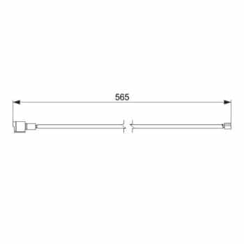 Contact d'avertissement, usure des plaquettes de frein 1 987 474 589 Bosch