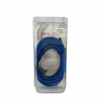 câble d'alimentation 0,75mm bleu 10 m sous blister