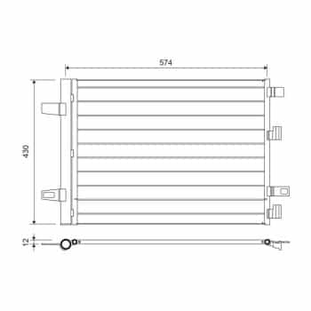 Condenseur, climatisation 812883 Valeo