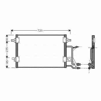 Condenseur, climatisation AI5176 Ava Quality Cooling