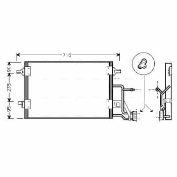 Condenseur, climatisation AI5173 Ava Quality Cooling