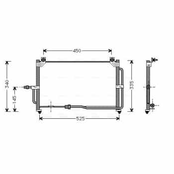 Condenseur, climatisation DW5028 Ava Quality Cooling