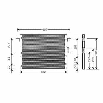 Condenseur, climatisation AU5075 Ava Quality Cooling