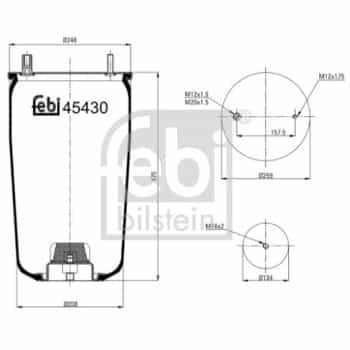 Soufflet à ressort, suspension pneumatique