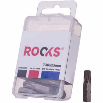 Jeu d'embouts Rooks pour 1/4" T30, 10 pièces