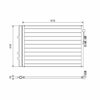 Condenseur, climatisation 814387 Valeo