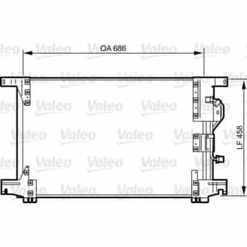 Condenseur, climatisation 818034 Valeo