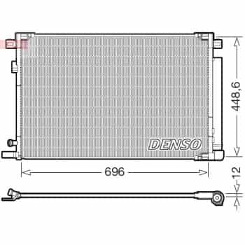 Condenseur, climatisation DCN50128 Denso