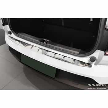 Protection de pare-chocs arrière en acier inoxydable sur mesure pour Volvo EX30 2023 - 'Ribs'