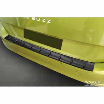 Protection de pare-chocs arrière en acier inoxydable noir pour Volkswagen ID.Buzz + Cargo 2022- 'STRONG EDITION&#39