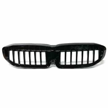 Calandre noire brillante sur mesure pour BMW Série 3 G20/G21 2019 - excl.