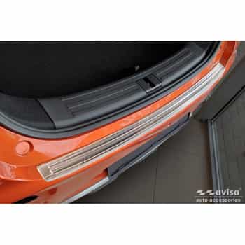 Protection de pare-chocs arrière en acier inoxydable sur mesure pour MG ZS FL 2019 - 'British Flag'