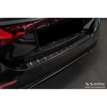 Protection de pare-chocs arrière en acier inoxydable noir sur mesure pour Mercedes Classe E W214 Berline 2023 - 'Ri