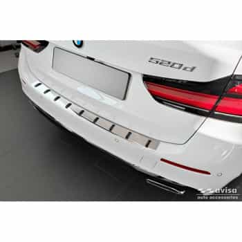 Protection de pare-chocs arrière en acier inoxydable sur mesure pour BMW Série 5 G31 FL Touring 2020 - excl.