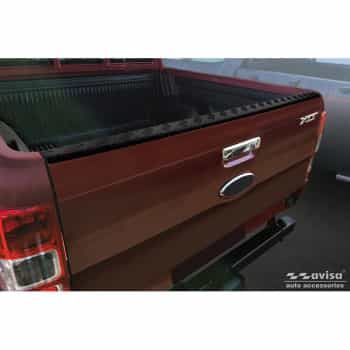 Bande de protection de hayon Pickup en aluminium sur mesure pour Ford Ranger 2011-2022 - Noir