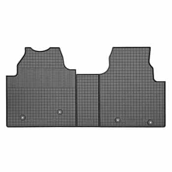Tapis en caoutchouc sur mesure pour Ford Tourneo Custom (V710) 2023- (3 pièces + système de montage)
